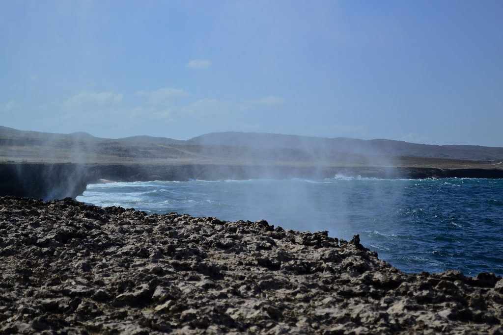 Arikok National Park, limestone wave-cut terrace- Aruba