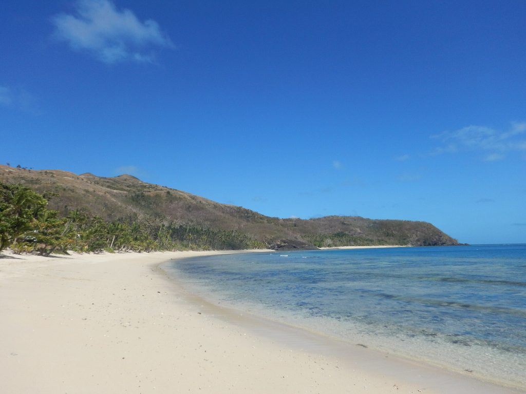 Beach on Naviti island, Yasawa Islands, Fiji (1) - August 2016