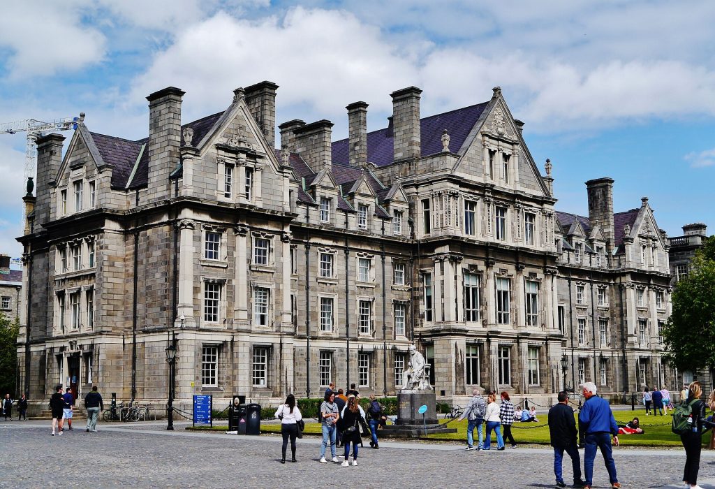 Dublin Trinity College Exterior Library Square 2