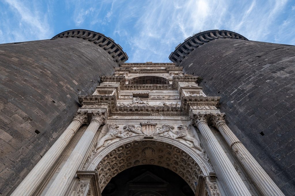 Entrance of Castel Nuovo, Naples, Italy (PPL1-Corrected) julesvernex2