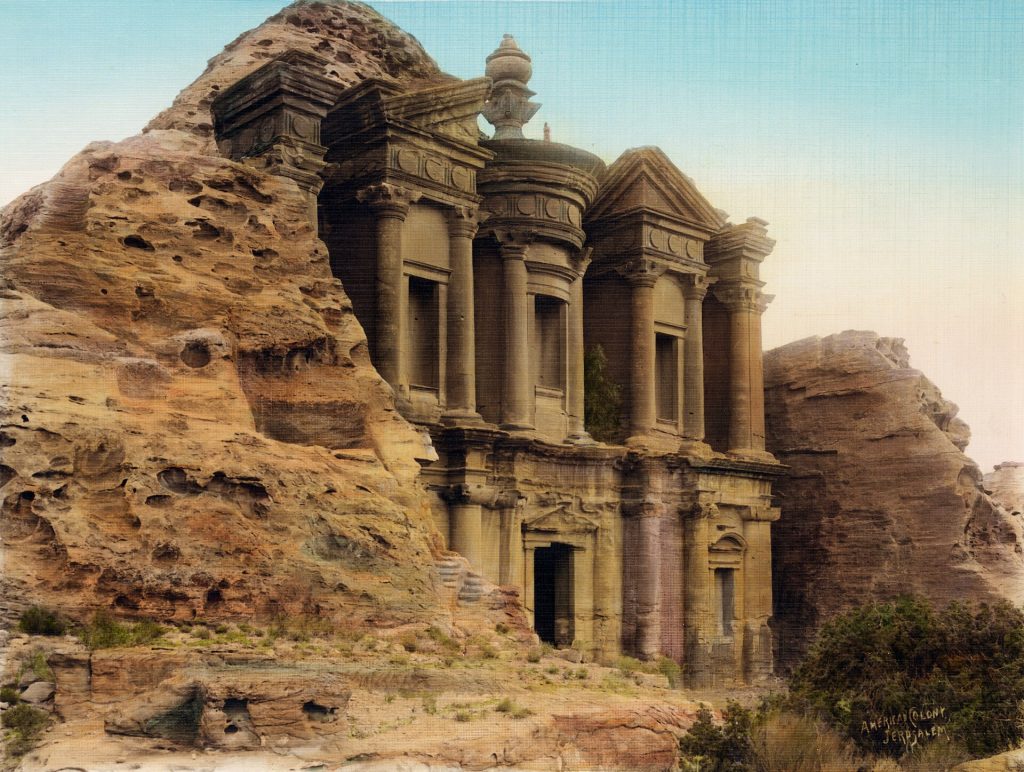 Flickr - …trialsanderrors - The Monastery, Petra, Jordan, by the American Colony Jerusalem Photo Department, ca. 1910