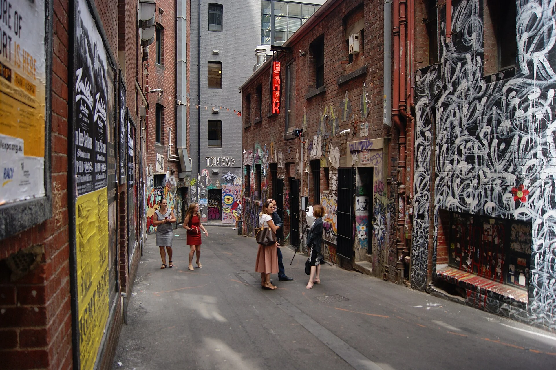 Melbourne laneway art
