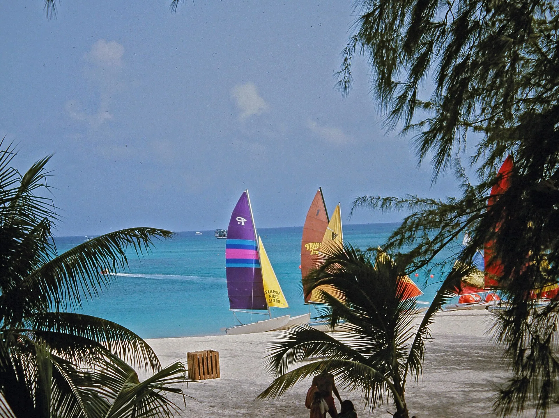 Sailboats, Seven Mile Beach, Grand Cayman