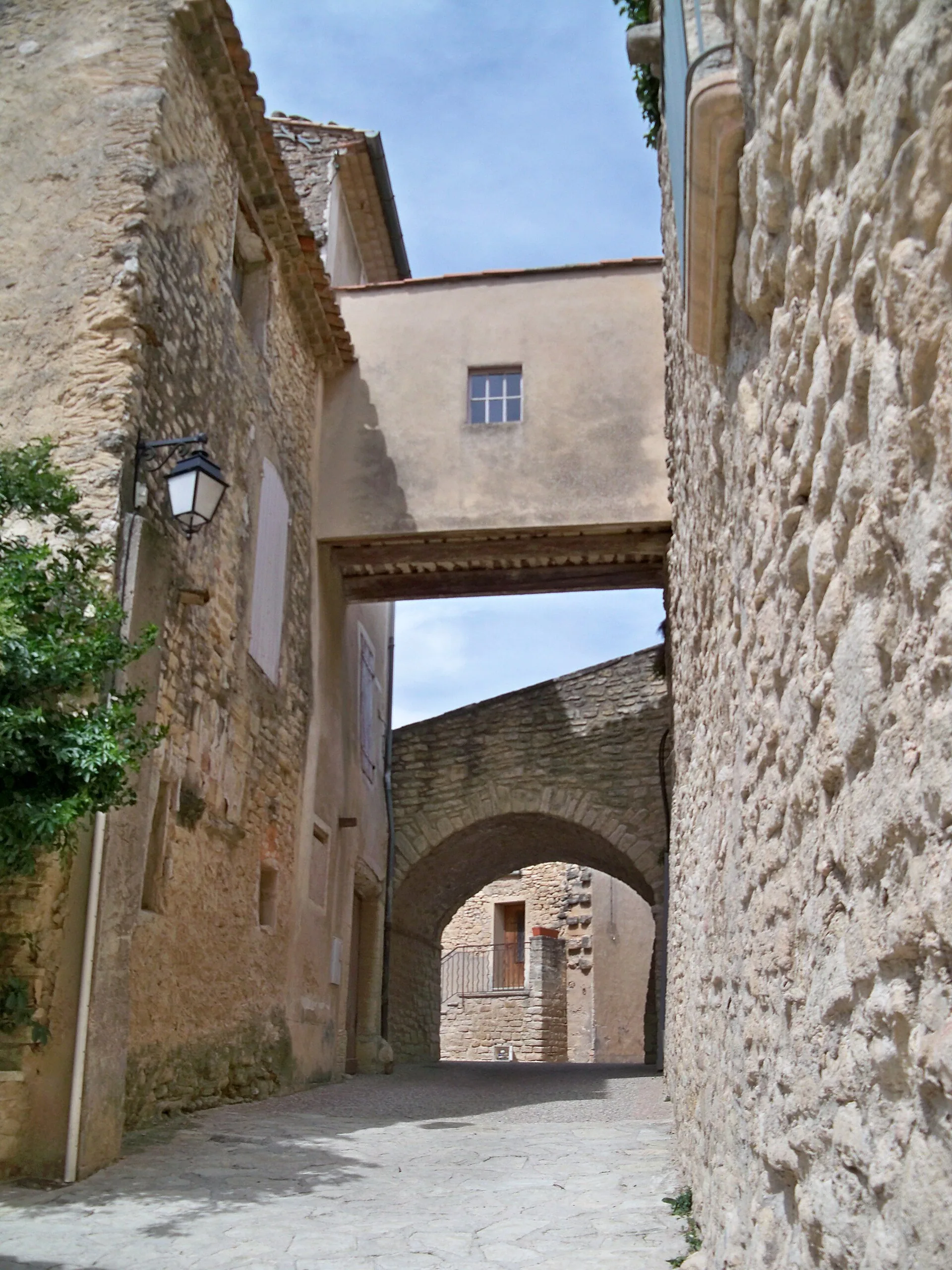 Stone lane in the village of Crillon-le-Brave, Provence