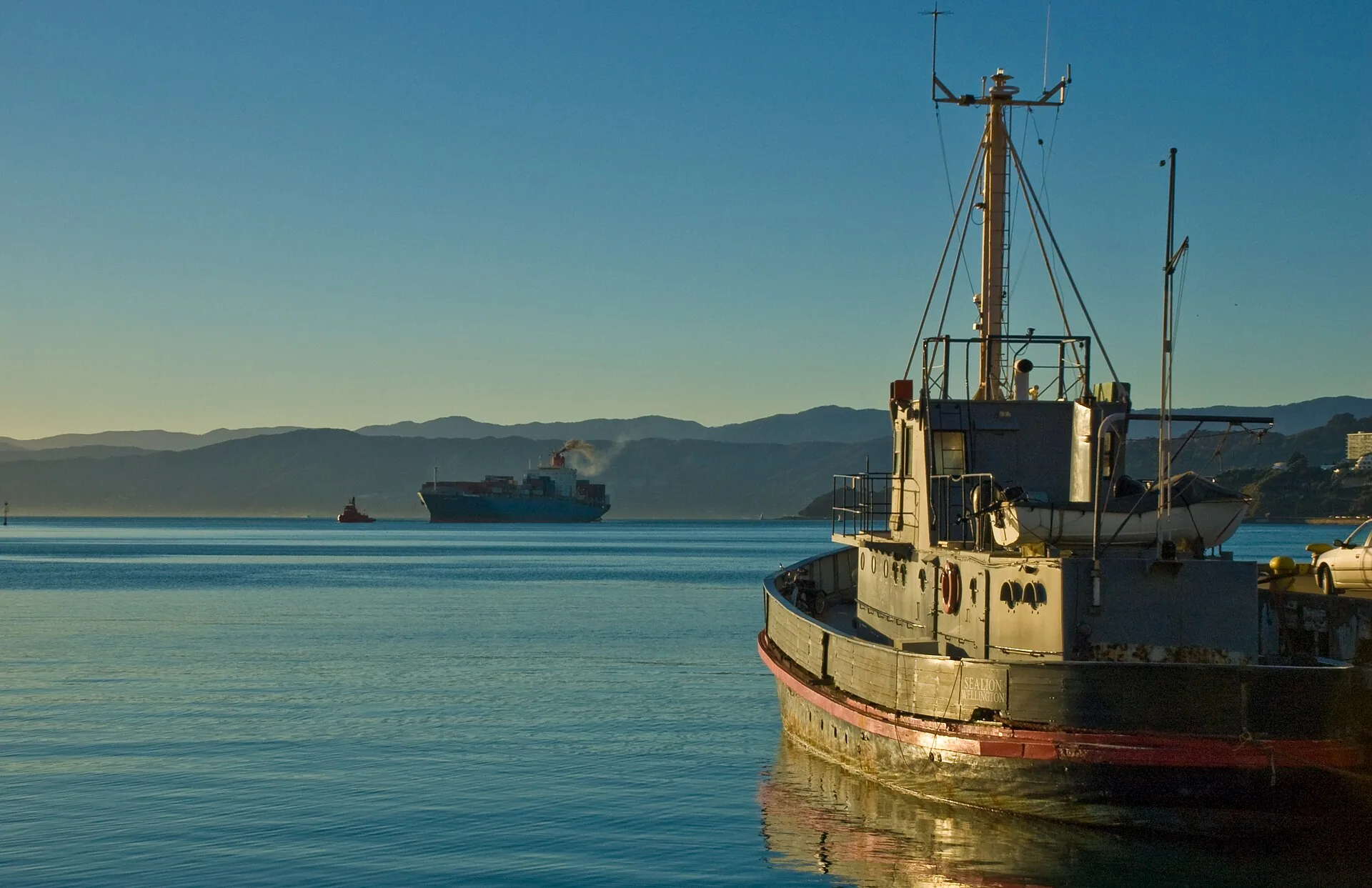 Wellington Harbour, New Zealand, 4 July