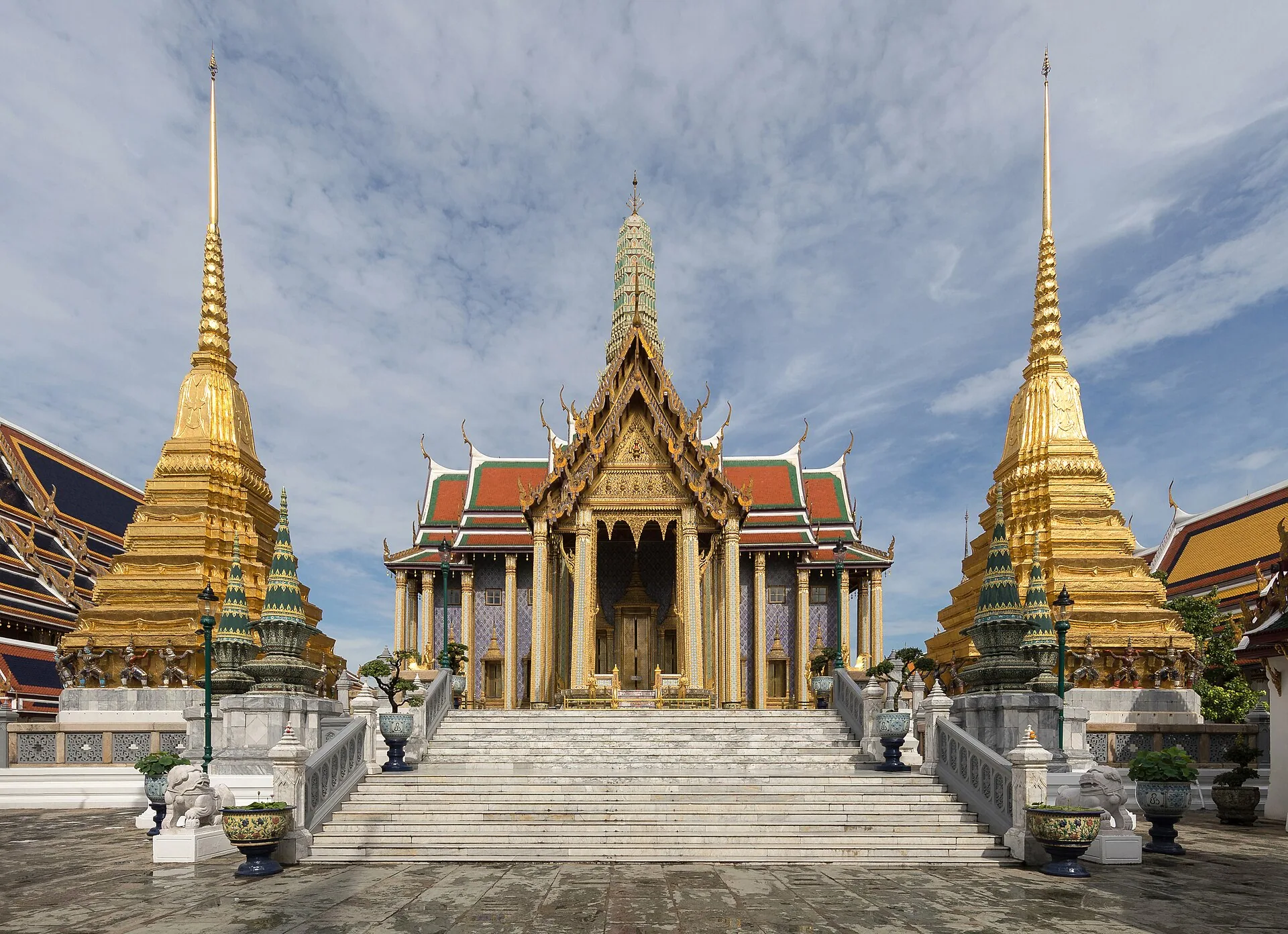 Wat Phra Kaew temple in Bangkok