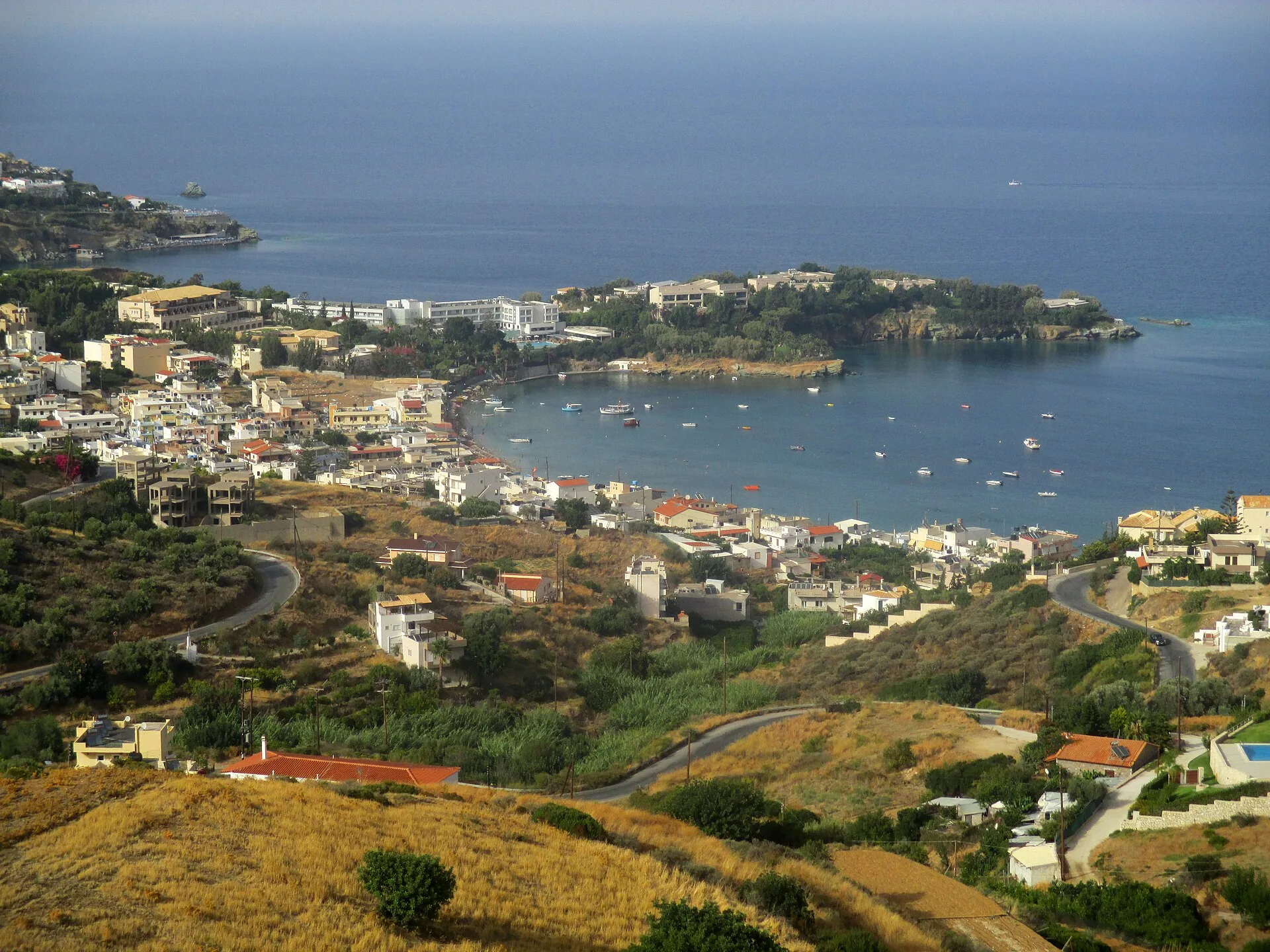 Agia Pelagia coast on Crete
